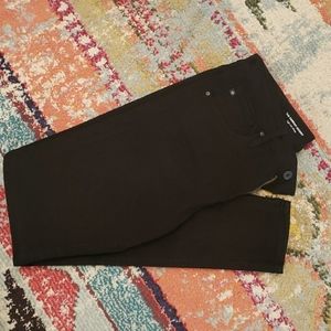 AGolde Farrah High-Rise Skinny Jeans Black Size 29R